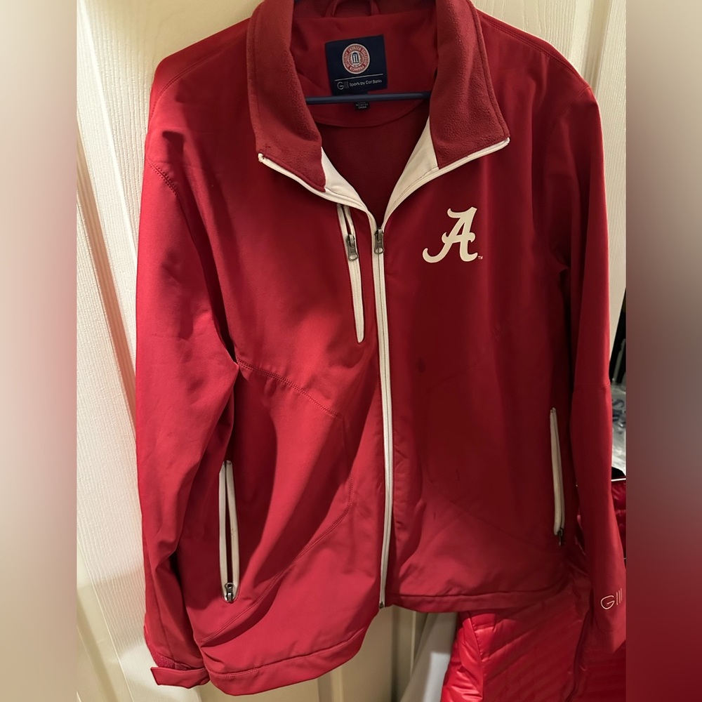 Sports by Carl Banks Alabama Jacket With Logos Front & Back. Men’s Size Large.